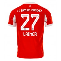 Fotbalové Dres Bayern Munich Konrad Laimer #27 Domácí 2025-26 Krátký Rukáv